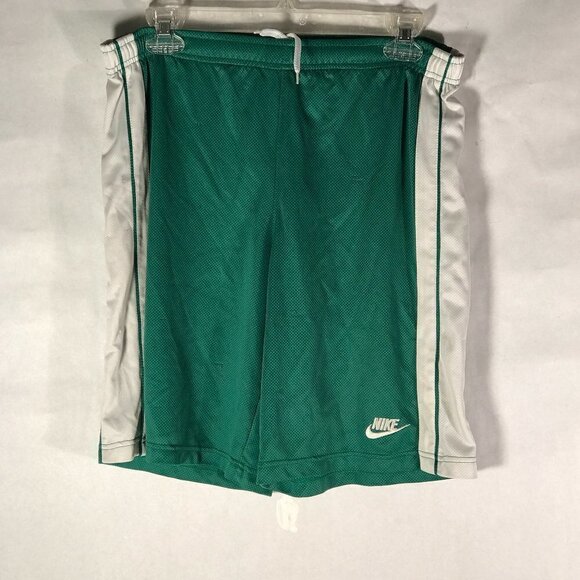 NIKE Men Workout Athletic Green Training Shorts - Picture 4 of 9